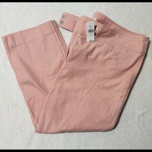 LOFT Women's Straight Leg Pink Jeans